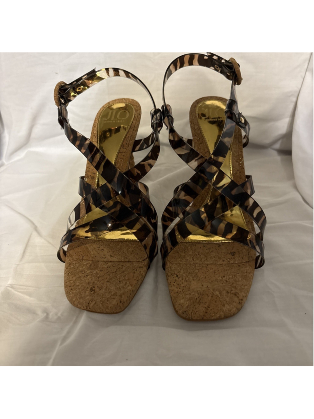 Jlo Animal Print Heels Size 8.5
